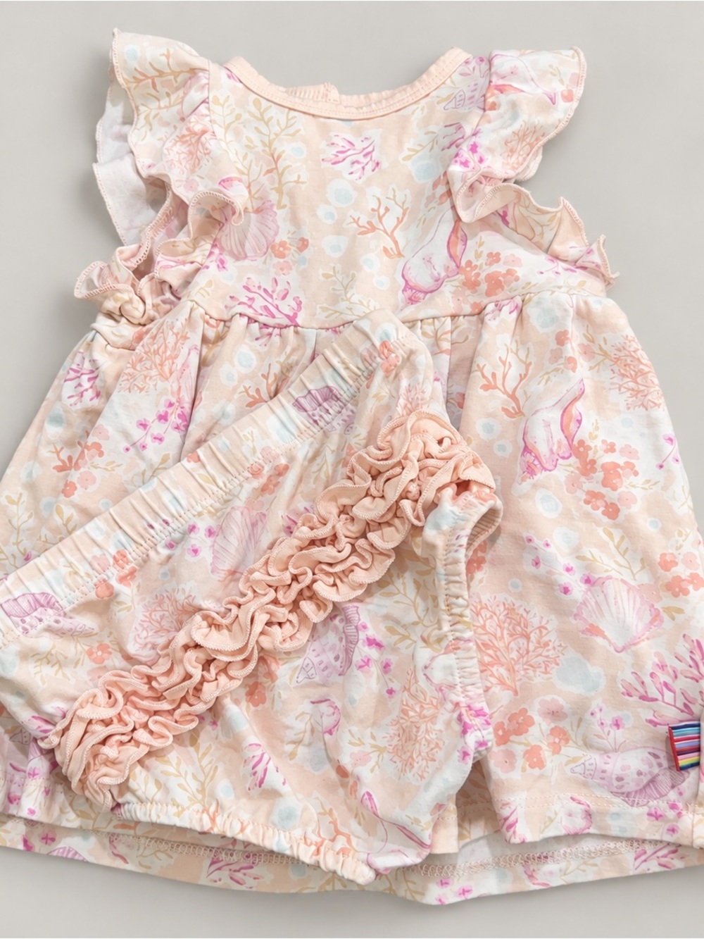 Magnetic Me Seashell Dress & Bloomers – 0–3 Months